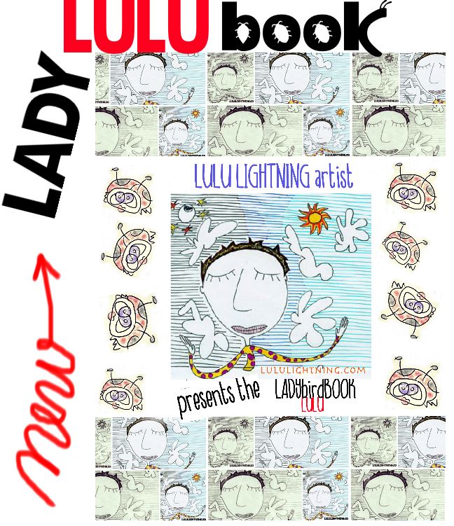 LADYLULUBOOK illustrated book of ladybirds from LULU LIGHTNING